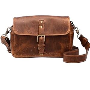ONA camera BAG MINT MISSING buckle manufacturing error Vintage Brown distressed